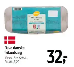 Føtex Dava danske frilandsæg tilbud