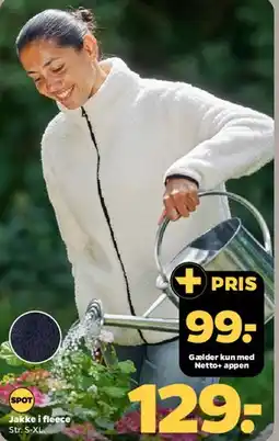 Netto Jakke i fleece tilbud