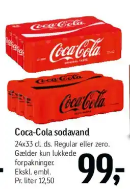 Føtex Coca-Cola sodavand (kasser) tilbud