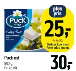Føtex Puck ost tilbud