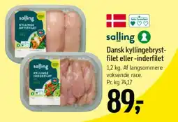 Føtex Dansk kyllingebrystfilet eller inderfilet tilbud