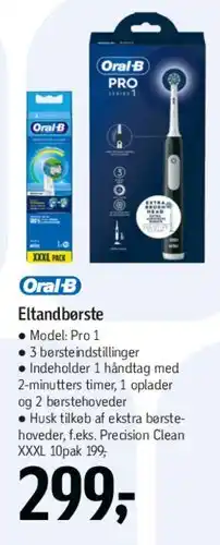 Føtex Oral‑B el‑tandbørste tilbud