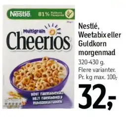 Føtex Morgenmadsprodukter (Weetabix / Cheerios) tilbud