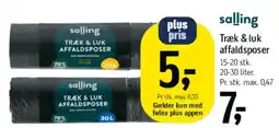 Føtex Træk & luk affaldsposer tilbud