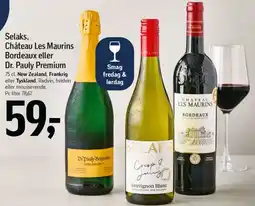 Føtex Selaks, Château Les Maurins eller Dr. Pauly Premium tilbud