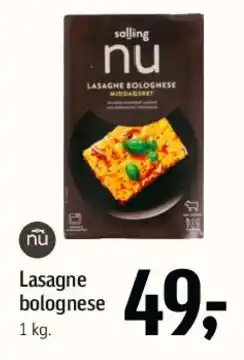 Føtex Lasagne bolognese tilbud