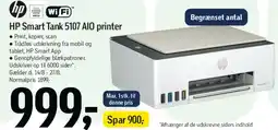 Føtex HP Smart Tank 5107 AIO printer tilbud