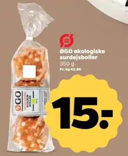 Netto ØGO økologiske surdejsboller tilbud