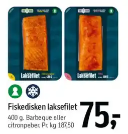 Føtex Fiskediskens laksefilet tilbud