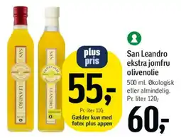 Føtex San Leandro ekstra jomfru olivenolie tilbud