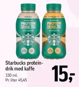 Føtex Starbucks protein-drik med kaffe tilbud