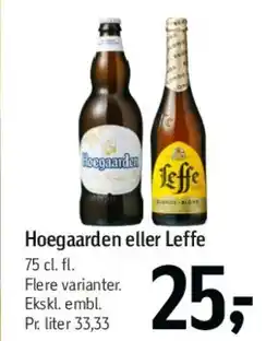 Føtex Hoegaarden eller Leffe tilbud