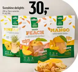 Føtex Sunshine delights (tørret frugt) tilbud