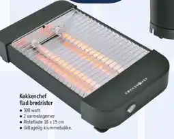 Føtex Køkkenchef flad brødrister tilbud