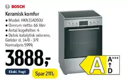 Føtex Keramisk komfur tilbud