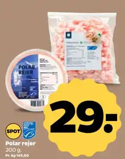 Netto Polar rejer 200 g. tilbud