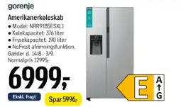 Føtex Amerikansk køleskab tilbud