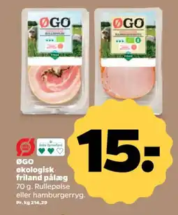 Netto ØGO økologisk friland pålæg tilbud