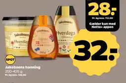 Netto Jakobsens honning tilbud