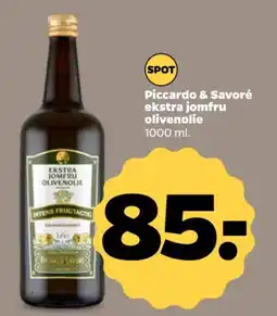Netto Piccardo & Savoré ekstra jomfru olivenolie tilbud