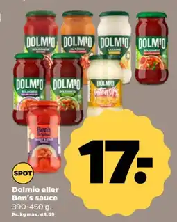 Netto Dolmio eller Ben's sauce tilbud