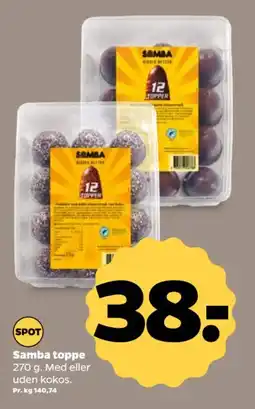 Netto Samba toppe tilbud
