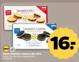 Netto Easis sandwich cookies eller kiks tilbud