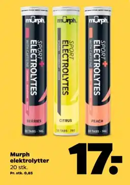 Netto Murph elektrolytter 20 stk. tilbud