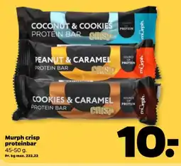 Netto Murph crisp proteinbar tilbud