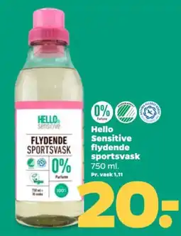 Netto Hello Sensitive flydende sportsvask tilbud