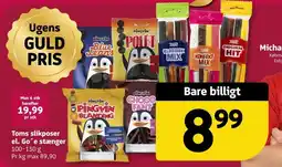 Løvbjerg Toms slikposer el. Go´e stænger 100-130 g tilbud