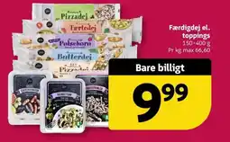Løvbjerg Færdigdej el. toppings tilbud
