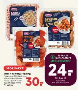 SPAR Steff Houlberg Topping tilbud