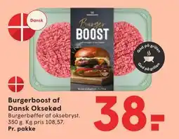 SPAR Burgerboost af Dansk Oksekød tilbud