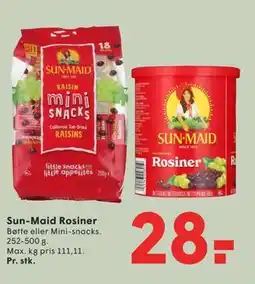 SPAR Sun-Maid Rosiner tilbud