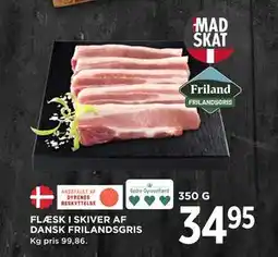 MENY FLÆSK I SKIVER AF DANSK FRILANDSGRIS tilbud