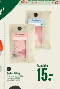 Min Købmand Gestus Pålæg tilbud