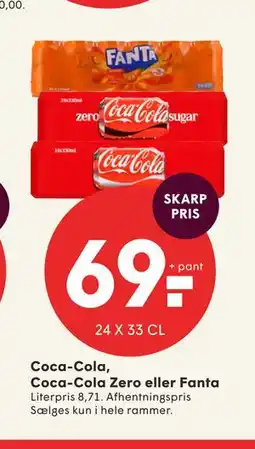 SPAR Coca-Cola, Coca-Cola Zero eller Fanta tilbud