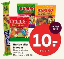 SPAR Haribo eller Maoam tilbud