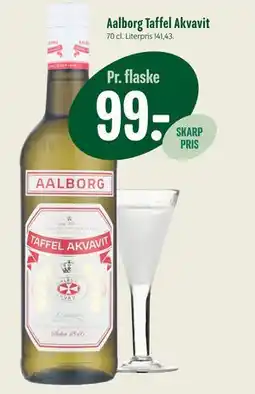 Min Købmand Aalborg Taffel Akvavit tilbud