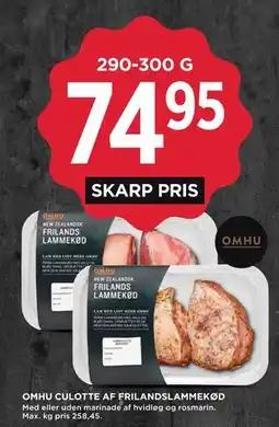 MENY OMHU CULOTTE AF FRILANDSLAMMEKØD tilbud