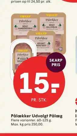 SPAR Pålækker Udvalgt Pålæg tilbud