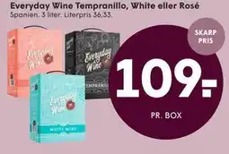 SPAR Everyday Wine Tempranillo, White eller Rosé tilbud