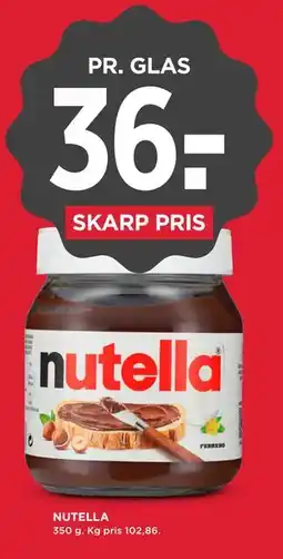 MENY NUTELLA tilbud