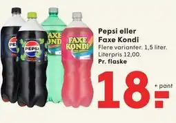 SPAR Pepsi eller Faxe Kondi tilbud