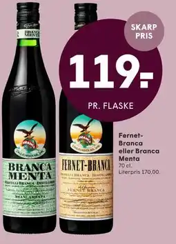 SPAR Fernet-Branca eller Branca Menta tilbud