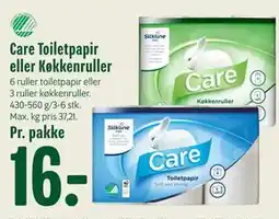 Min Købmand Care Toiletpapir eller Køkkenruller tilbud