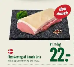 Min Købmand Flæskesteg af Dansk Gris tilbud