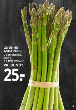 MENY GRØNNE ASPARGES tilbud