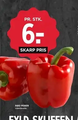 MENY RØD PEBER tilbud